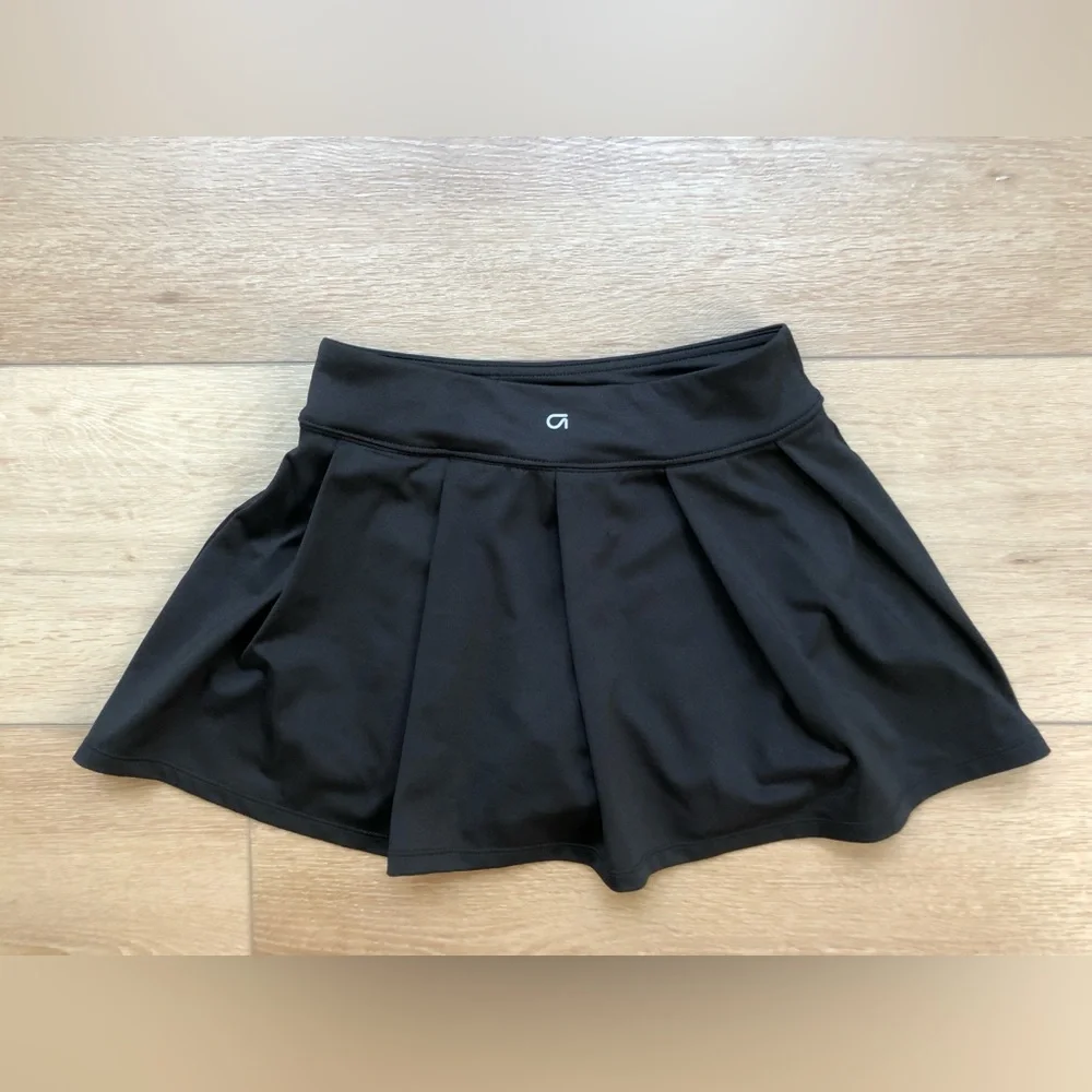 GAP Black Pleated Tennis Skirt Large